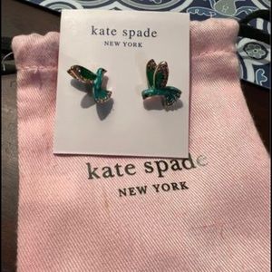 Kate Spade hummingbird earrings